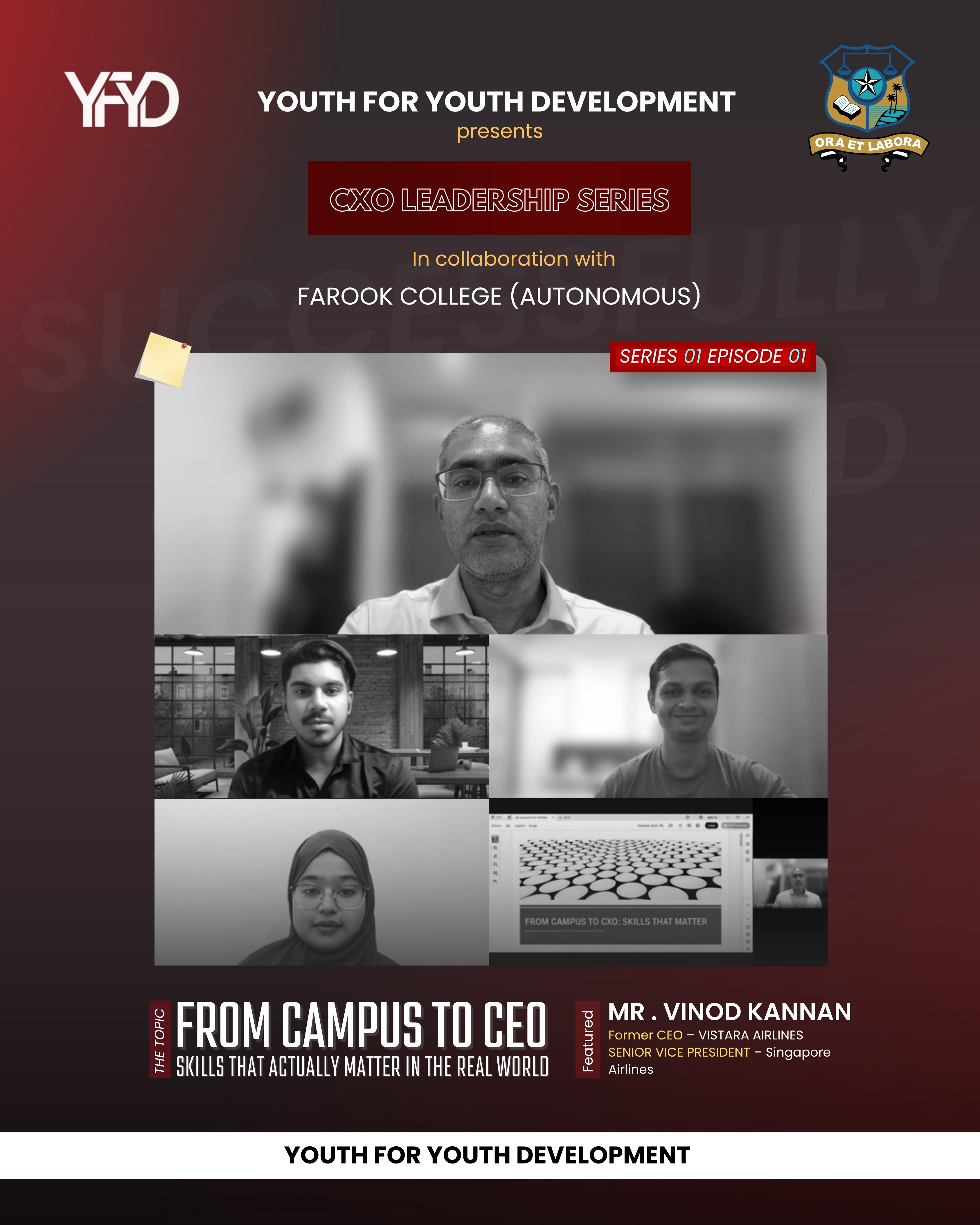 CXO leadership session poster