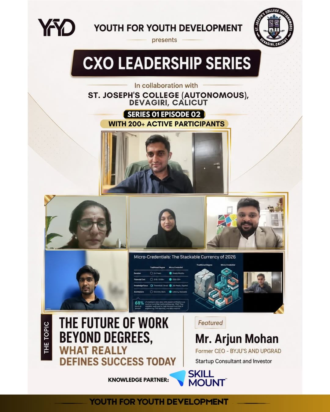 CXO Leadership Session - Mr. Arjun Mohan